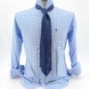 camisas buona fortuna comprar online camisas italianas exlusivas twill cuadros azules corbata azul