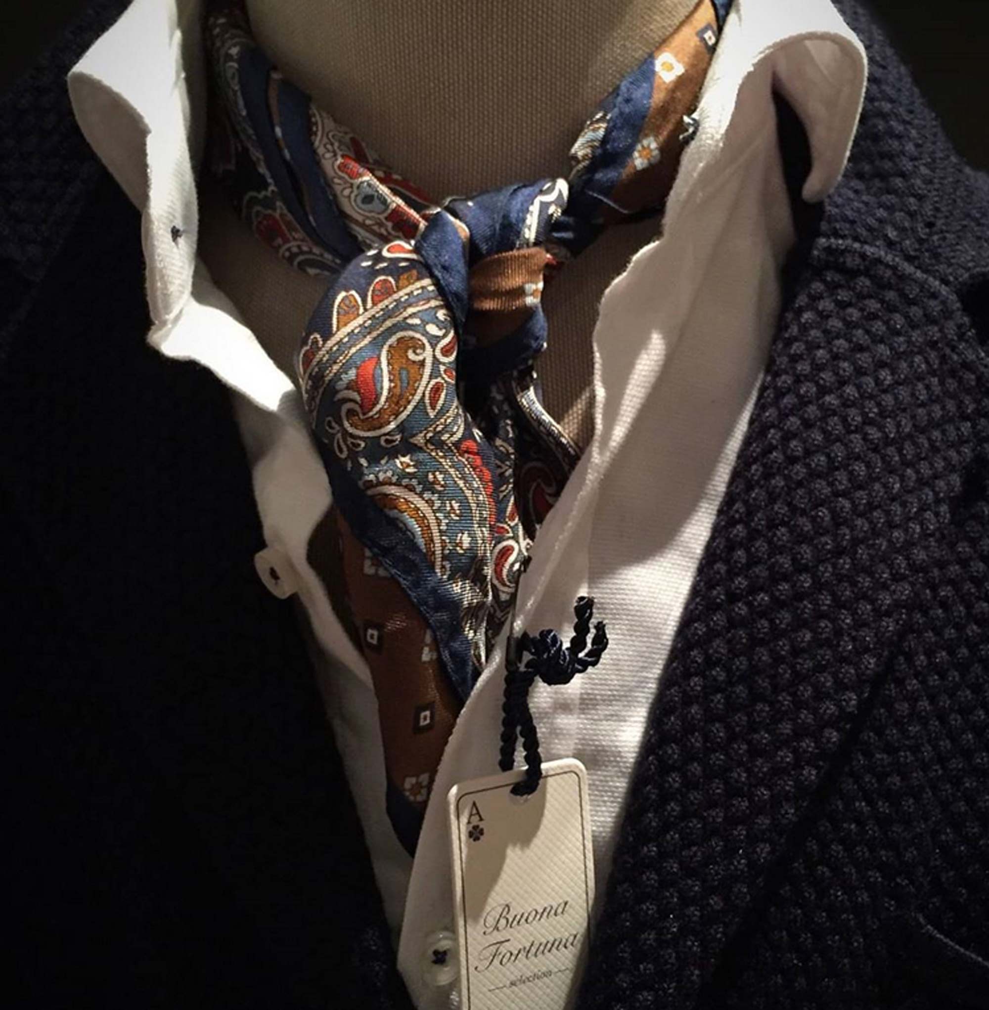 camisas corbatas jerseis pashminas pochettes zapatos exclusivos buona fortuna comprar online moda italiana y made in spain