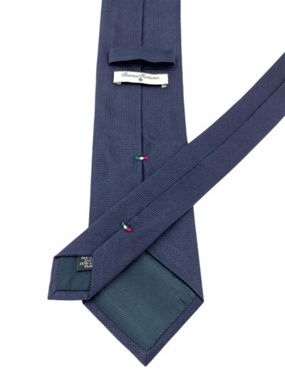 corbata tejida jacquard buona fortuna comprar online corbatas italianas exclusivas shop lisa azul marino