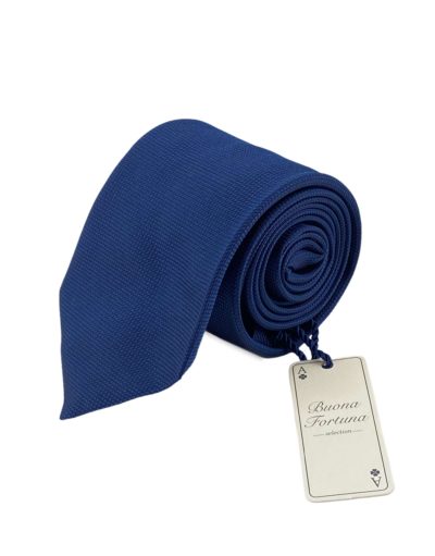corbata tejida jacquard buona fortuna comprar online corbatas italianas exclusivas shop lisa azul marino