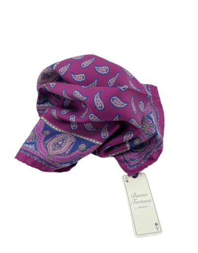 pochettes seda buona fortuna panuelos exclusivos comprar online moda italiana panuelo estampado burdeos azul marino shop