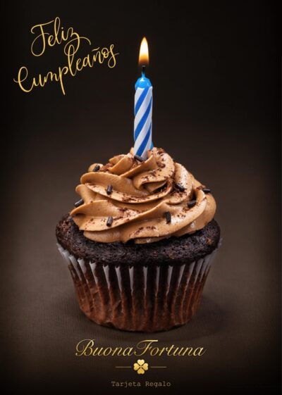 tarjeta regalo feliz navidad buona fortuna