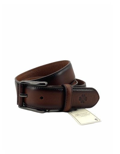 cinturon piel buona fortuna comprar online cinturones exclusivos shop marron