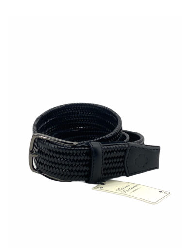 cinturon piel trenzada buona fortuna comprar online cinturones exclusivos shop negro