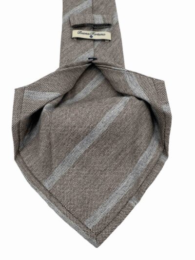 corbata lana siete pliegues buona fortuna comprar online corbatas italianas exclusivas shop cuadro raya gris