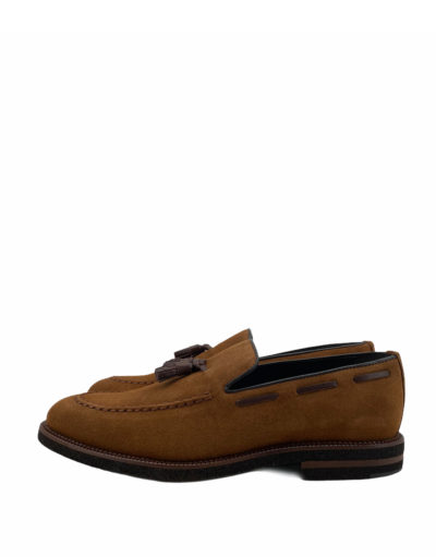 zapatos piel buona fortuna zapatos exclusivos comprar online moda italiana-shop marrones mocasin serraje borla