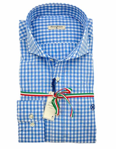 camisas buona fortuna comprar online camisas italianas exlusivas cuadros celeste y blanco