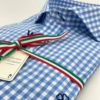 camisas buona fortuna comprar online camisas italianas exlusivas cuadros celeste y blanco