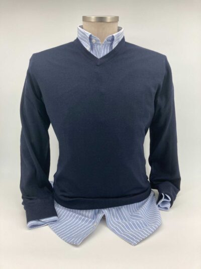 jersey buona fortuna comprar online jerseis italianos exlusivos azul marino cuello pico shop