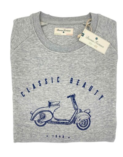 comprar sudaderas sport tienda online ropa hombre exclusiva sudadera vespa gris sport shop