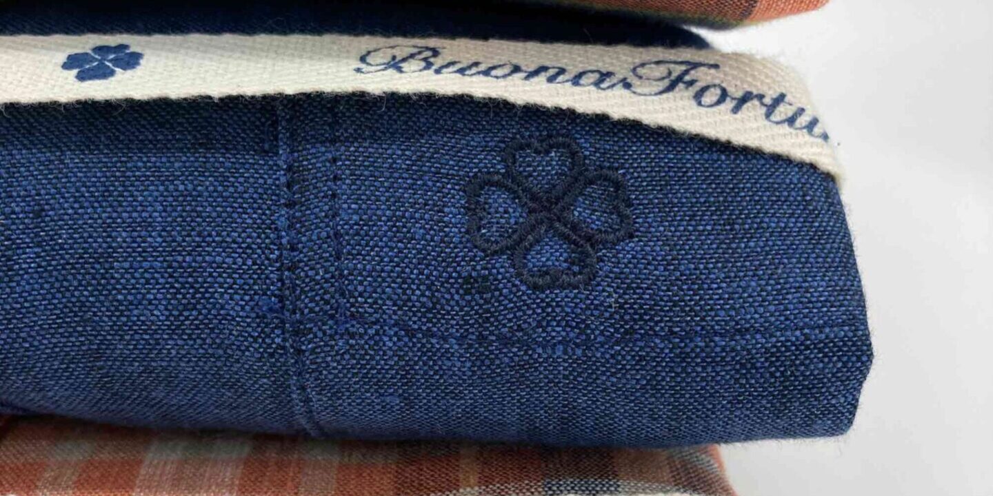 comprar camisas lino hombre lisas cuadros buona fortuna