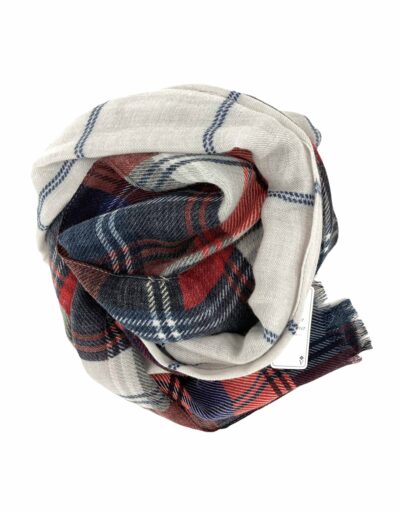 comprar pashmina bonita cuadros grises beig rojo invierno hombre exclusiva shop