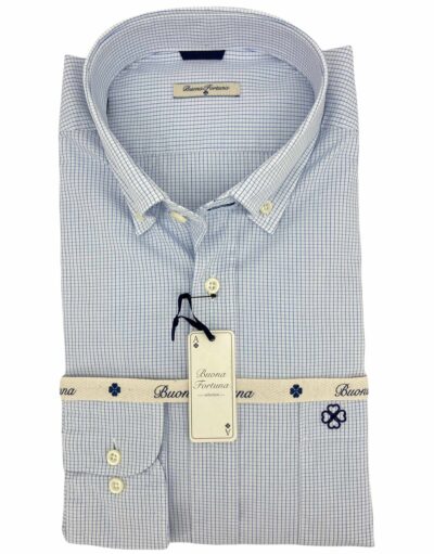 comprar camisa exclusiva hombre vestir ceremonia sport cuadros azules shop