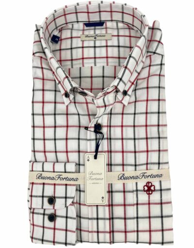 comprar camisa exclusiva hombre vestir ceremonia sport cuadros rojos verdes caza vielha shop