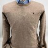 comprar jersey lambswool liso camel exclusivo sport otoño invierno detalle