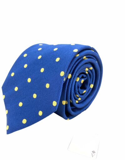 tienda online ropa hombre exclusiva corbatas ceremonia jaquard topos amarillos shop