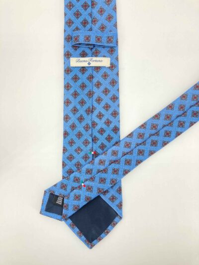 tienda online ropa hombre exclusiva corbatas ceremonia lana azul celeste detalle