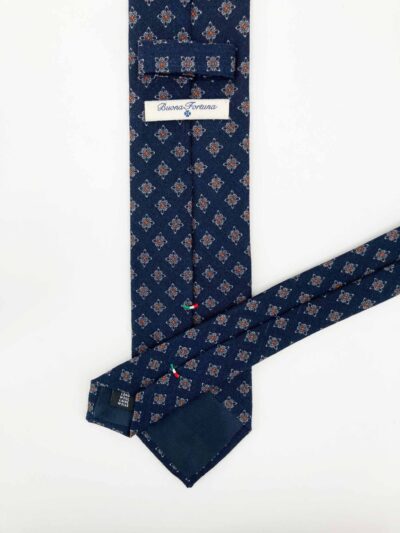 tienda online ropa hombre exclusiva corbatas ceremonia lana azul marino dibujos corbateros grises naranjas shop