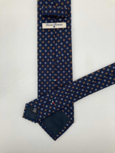 tienda online ropa hombre exclusiva corbatas ceremonia lana azul marino dibujos detalle