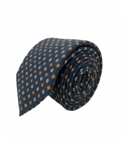 tienda online ropa hombre exclusiva corbatas ceremonia lana azul marino dibujos shop