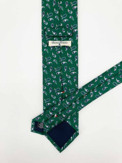 tienda online ropa hombre exclusiva corbatas ceremonia seda twill verde estampada amebas beig marino shop