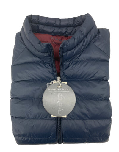 comprar chaleco eco pluma hombre sport invierno marino cremallera bolsita buonafortuna shop