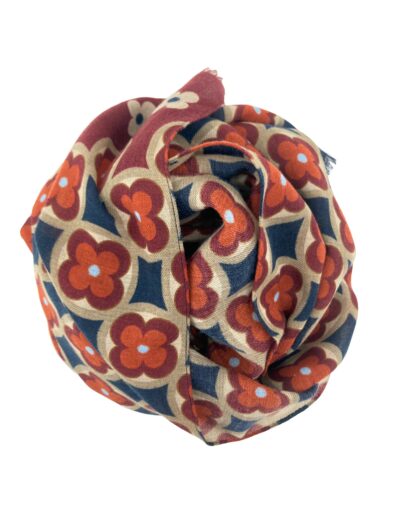 tienda online pashminas bufandas lana estampadas rombos azules flores tejas granate bieg hombre invierno ceremonia buona fortuna shop