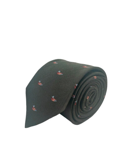tienda online ropa hombre exclusiva corbatas ceremonia seda jaquard verde ingles patos caza shop