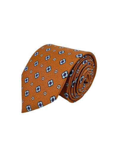 tienda online ropa hombre exclusiva corbatas ceremonia seda teja flores celeste shop