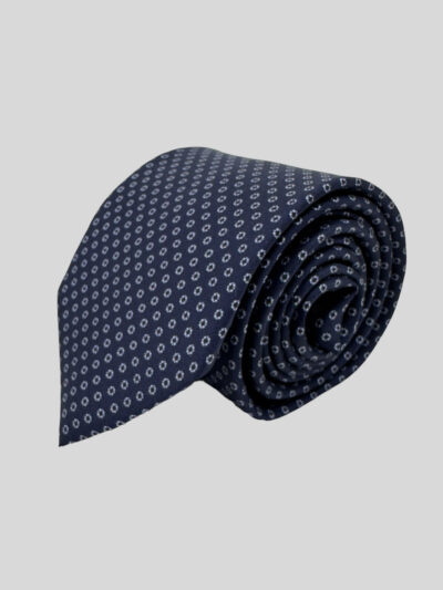 tienda online ropa hombre exclusiva corbatas ceremonia seda twill azul marino ovalos celestes shop