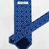 tienda online ropa hombre exclusiva corbatas ceremonia twill seda azul marino treboles buonafortuna celeste detalle