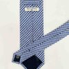 tienda online ropa hombre exclusiva corbatas ceremonia seda jacquard pata de gallo azul detalle