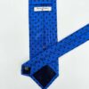 tienda online ropa hombre exclusiva corbatas ceremonia seda jacquard diagonal azulon topo marino detalle