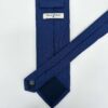 tienda online ropa hombre exclusiva corbatas ceremonia seda jacquard lisa estructura azul marino detalle