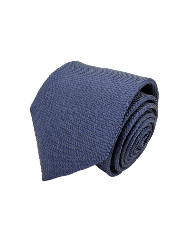 tienda online ropa hombre exclusiva corbatas ceremonia seda jacquard lisa estructura azul marino shop