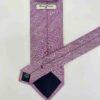 tienda online ropa hombre exclusiva corbatas ceremonia seda jacquard micro dibujo rosa paramecios azules detalle