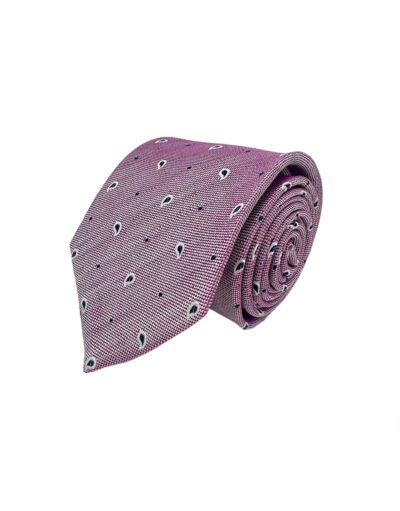 tienda online ropa hombre exclusiva corbatas ceremonia seda jacquard micro dibujo rosa paramecios azules shop