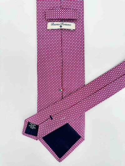 tienda online ropa hombre exclusiva corbatas ceremonia seda jacquard zaragoza micro estructura rosa rojo celeste detalle