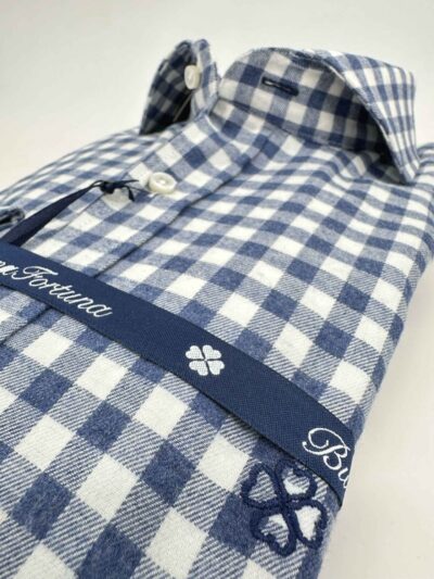 tienda online buona fortuna hombre invierno cuadros algodon vielha azul jeans exclusivo