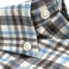 comprar camisa online tienda online buona fortuna hombre invierno cuadros algodon vielha marron azul exclusivo