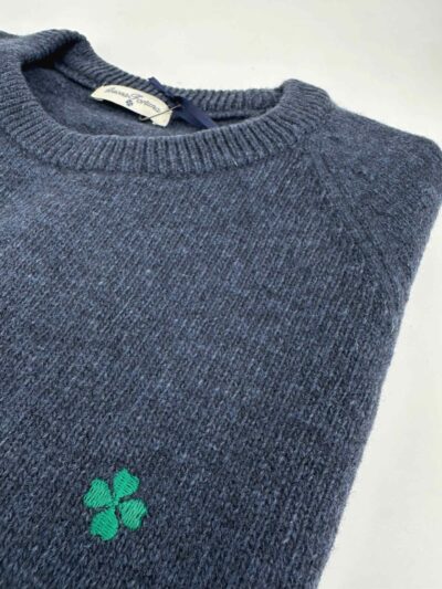 comprar jersey tienda online buona fortuna hombre invierno cuello caja azul marino lambswoll exclusivo