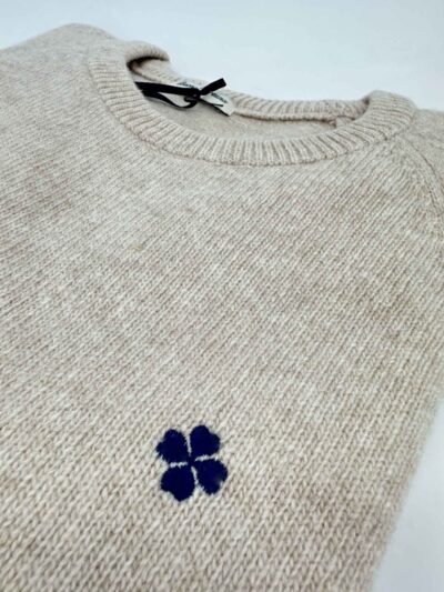 comprar jersey tienda online buona fortuna hombre invierno cuello caja beig lambswool exclusivo
