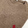 comprar jersey tienda online buona fortuna hombre invierno cuello caja camel marron lambswool exclusivo detalle