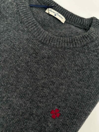 comprar jersey tienda online buona fortuna hombre invierno cuello caja gris marengo lambswool exclusivo