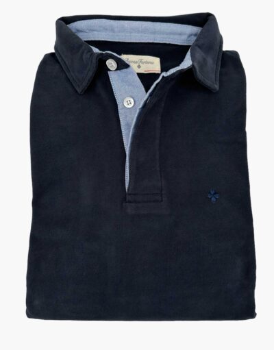 comprar polos online tienda online buona fortuna polo hombre invierno algodon azul marino exclusivo