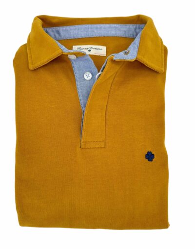 comprar polos online tienda online buona fortuna polo hombre invierno algodon mostaza exclusivo