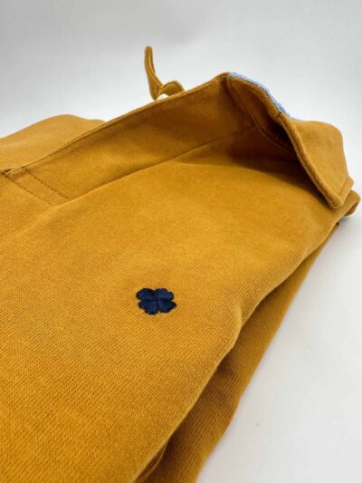 comprar polos online tienda online buona fortuna polo hombre invierno algodon mostaza exclusivo detalle