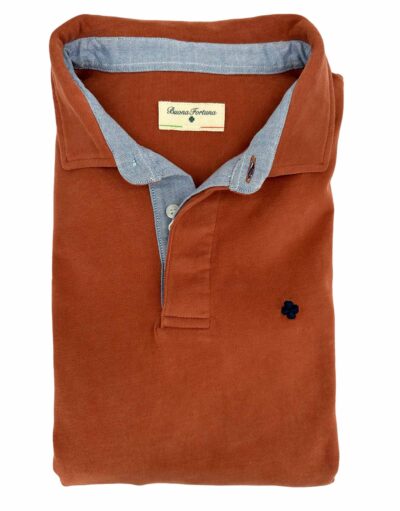 comprar polos online tienda online buona fortuna polo hombre invierno algodon teja exclusivo