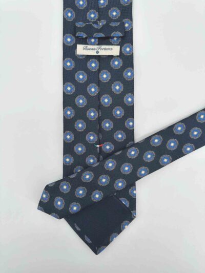 venta online corbata exclusiva garza tejida ceremonia azul ambar detalle