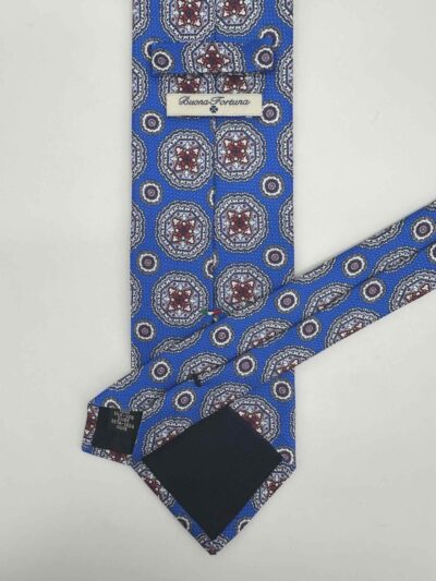 venta online corbata exclusiva garza tejida ceremonia azul dibujo medallones marino estrellas burdeos blanco